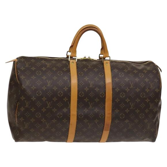 LOUIS VUITTON Monogram Keepall 55 Boston Bag M41424 - Picture 1 of 16